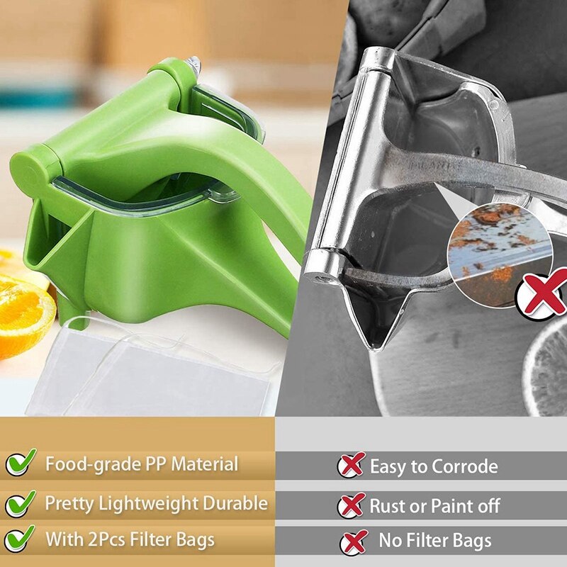 Handmatige fruitpers, handpers citroenpers sapcentrifuge sapcentrifuge handmatige citruspers sapcentrifuge fruit citruspers