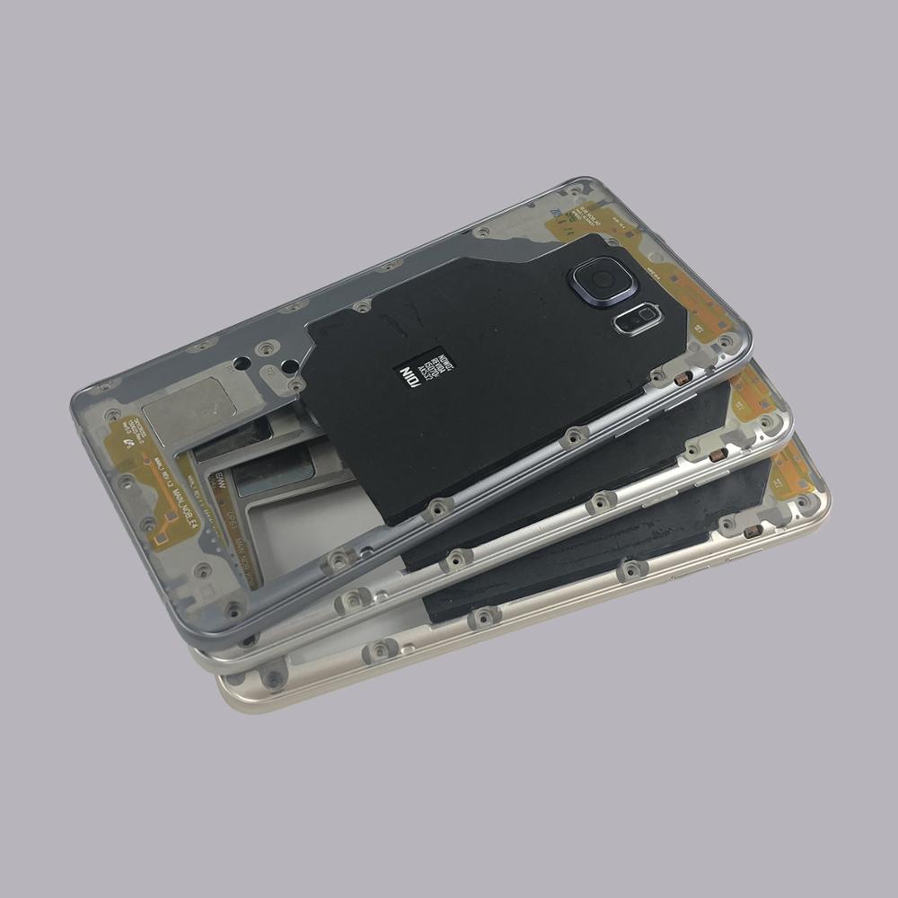 Metal Mid Frame Chassis for Samsung Galaxy Note 5 N920 - Replacement Housing with Buttons
