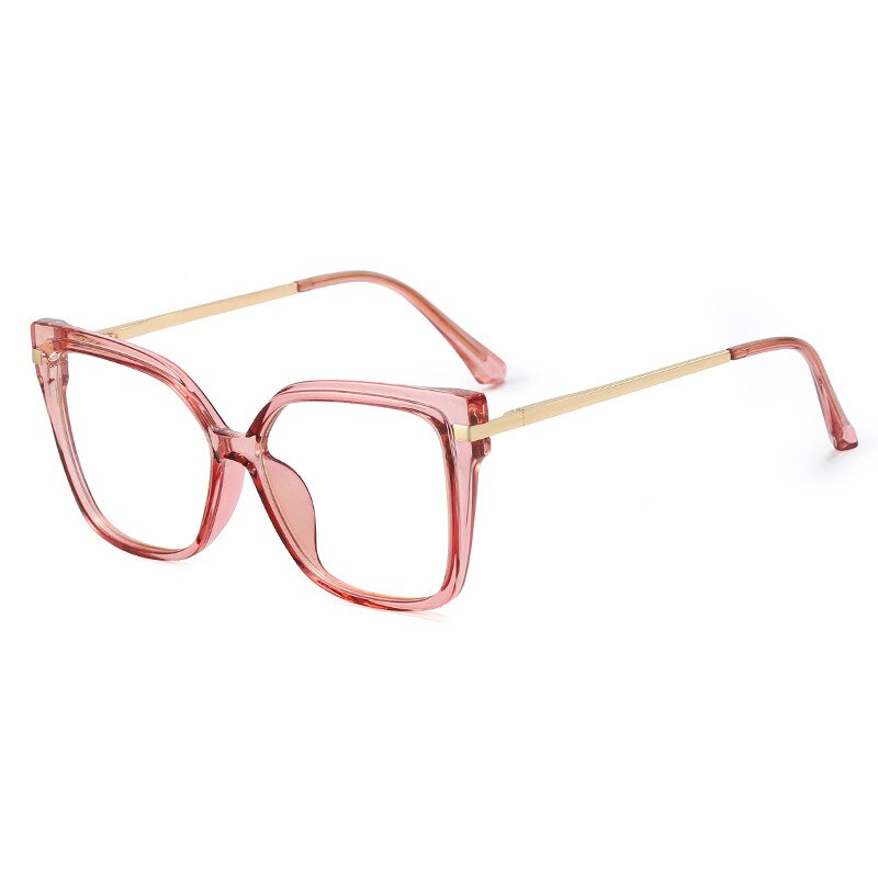 Vierkante Anti Blauw Licht Bril Vrouwen Grote Frame TR90 Mode Computer Brillen Mannen Blauw Licht Blokkeren Eyewear