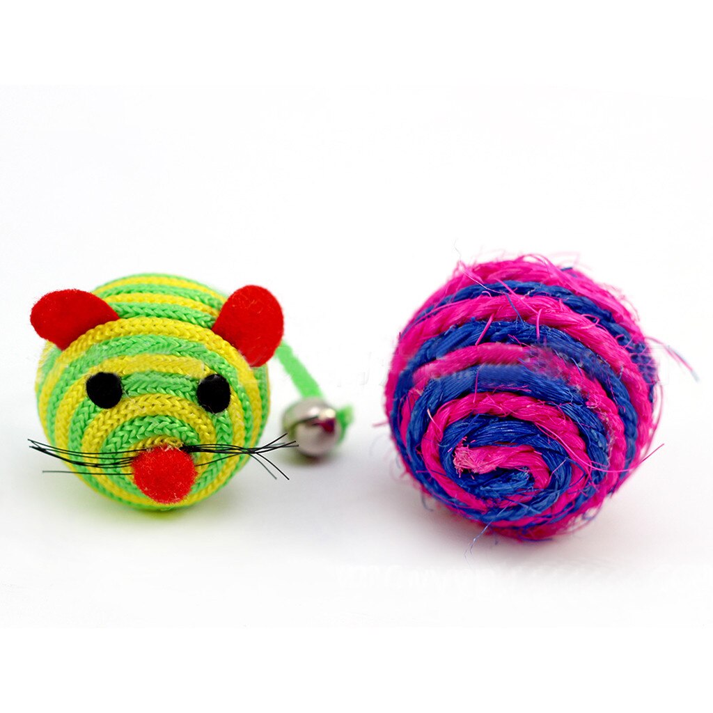 Accessories Pet 20 Pcs Cat Toys Variety Pack Dog Toy Funny Cat Mouse Sisal Baby Cat Love Toy Set