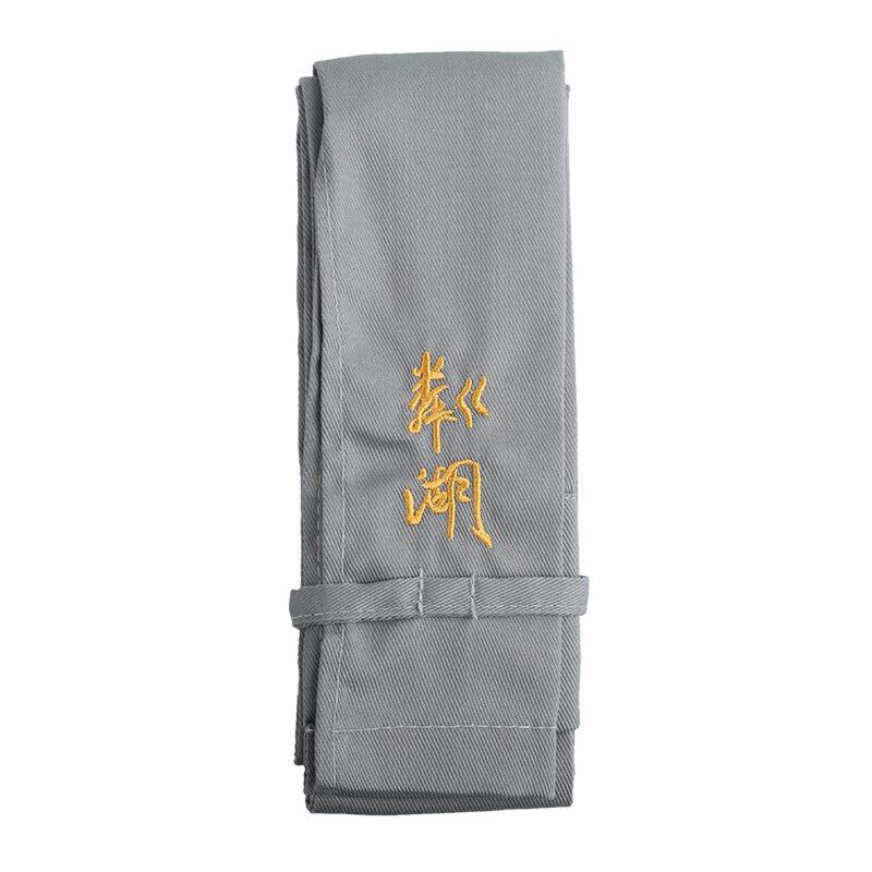 Sac de canne à pêche en tissu de coton épais, 5 couleurs, housse de protection anti-rayures, étui de rangement: Gray