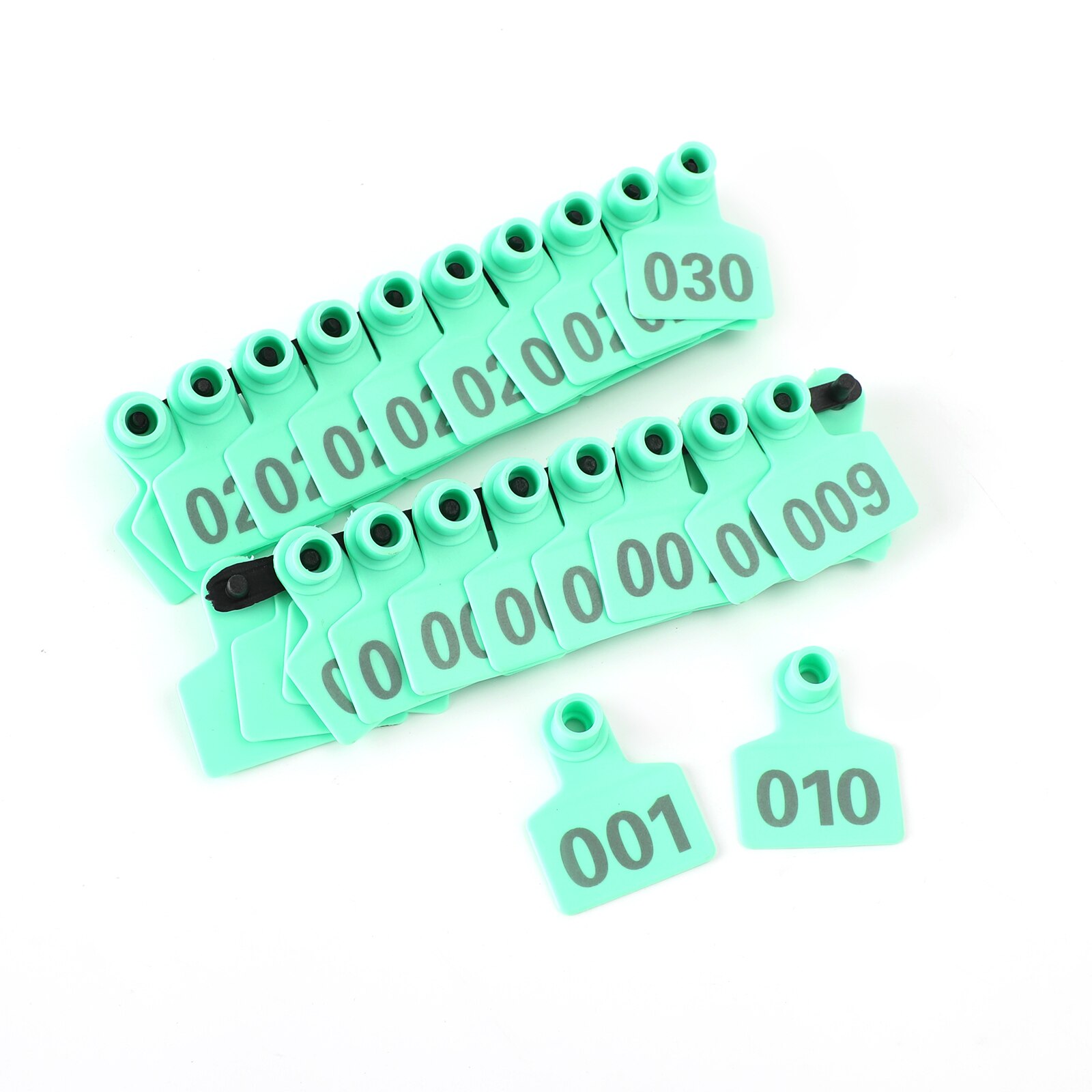 Artudatech 001-100 Number Animal Livestock Ear Tag Cattle Cow Pig Label + Applicator Plier