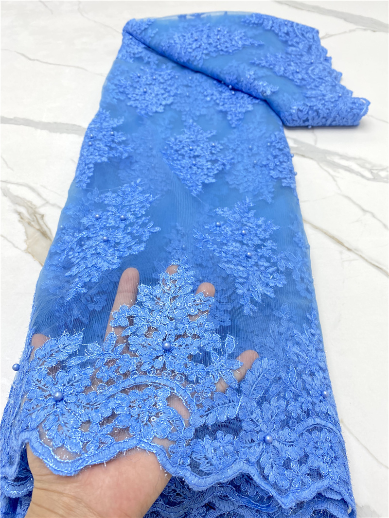 PGC African Laces Fabric Tulle Lace Green Nigerian Embroidered Bridal Lace Fabric For Wedding Sewing YA4524B-8: african lace fabric1