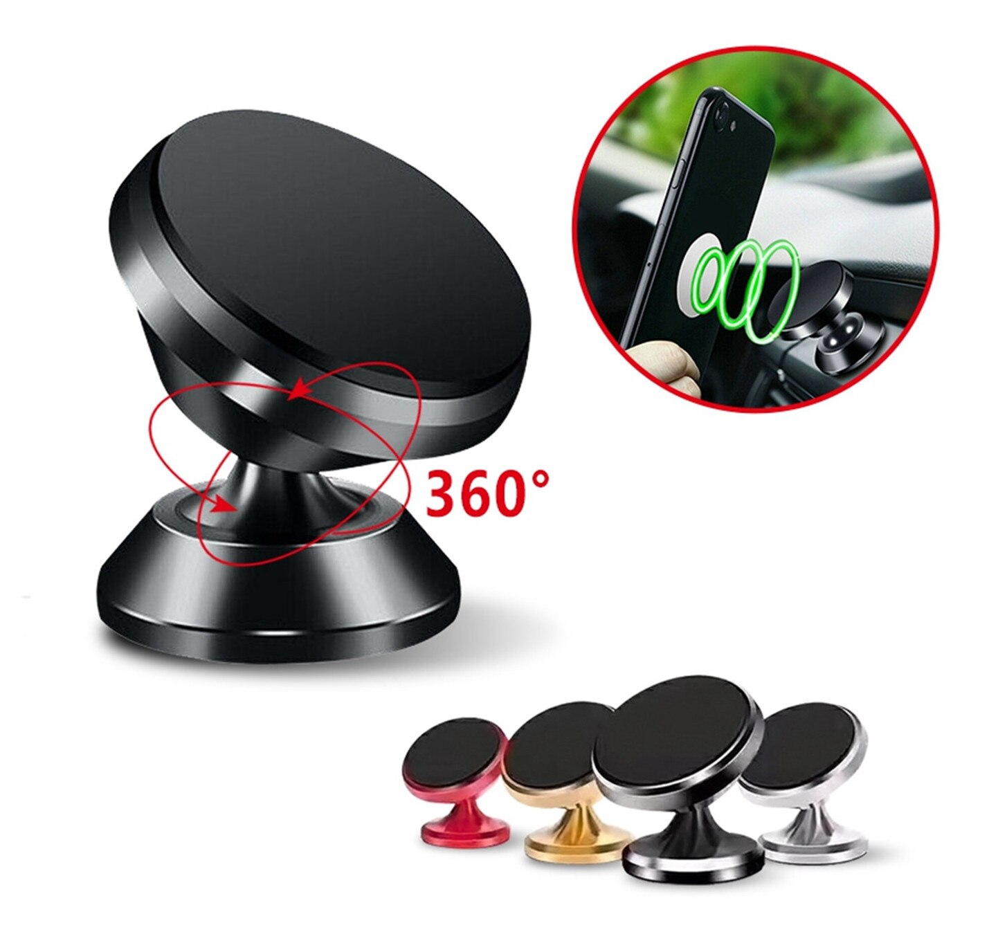 Universele Magnetische Auto Telefoon Houder Air Vent Ondersteuning Cilp Stand Tablet Mount Interieur Accessoires Auto Bracket