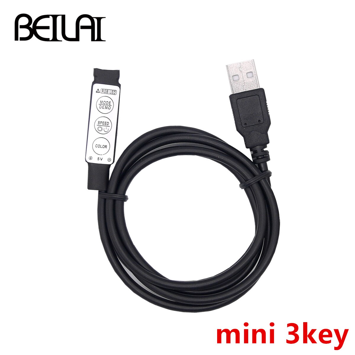 Mando a distancia DC 5V USB controlador RGB LED Mini 3 Llaves regulador/24 teclas IR/17 teclas RF Control remoto inalámbrico USB RGB tira de luz LED