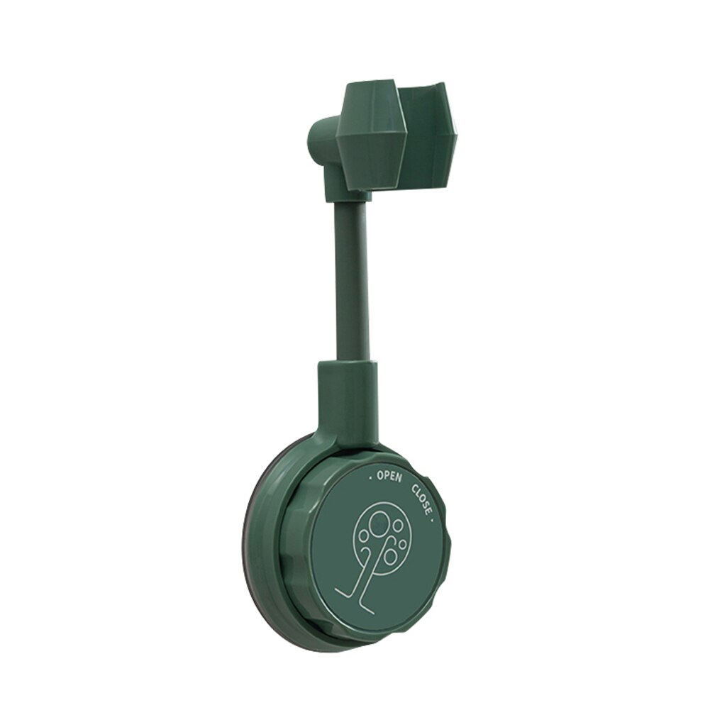 Naadloze douchekop vaste basis haak punch gratis douche montagebeugel houder verstelbare wandmontage badkamer accessoires: Groente