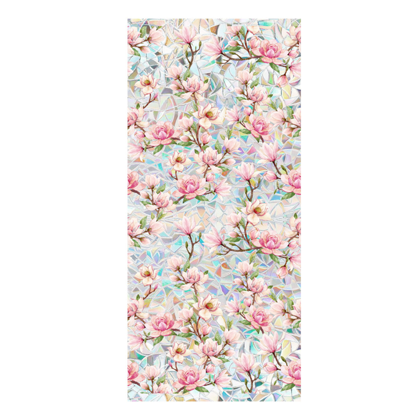 Stained Glass Static Window Privacy Film Sun Blocking Glass Cling Waterproof PVC Home Bathroom Window Covering Film Sticker: MULTI