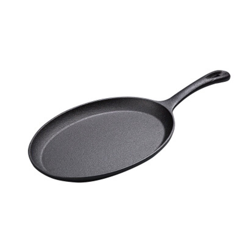 Fish Pan Small Frying Pan Paint-Free Non-Stick Steak Fried Eggs Multifunctional Household Gas Cooker Induction Cooker: Default Title