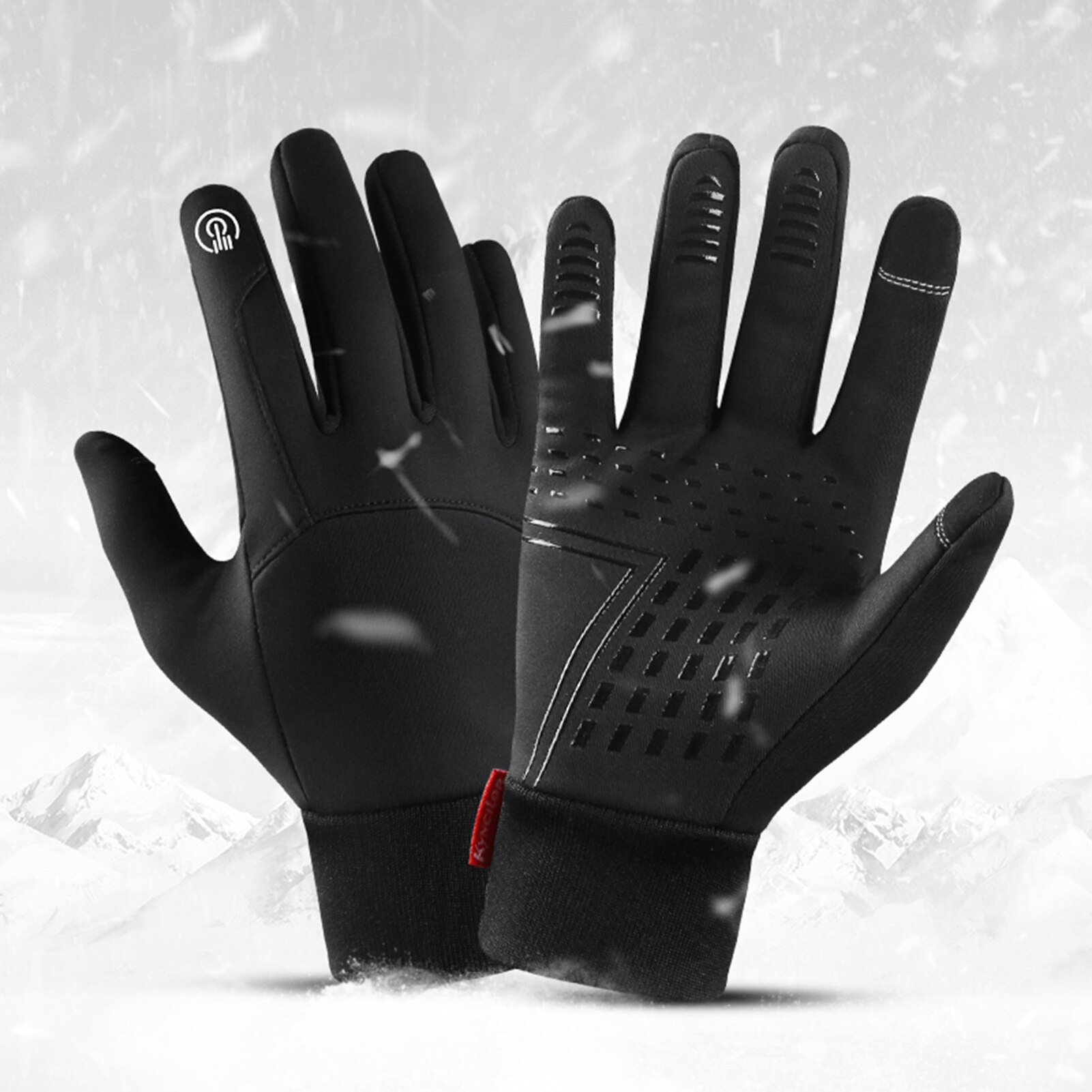Bike Cycling Gloves Waterproof Windstopped Bike Gloves for Men Women Camouflage Touch Screen Fishing Hiking Bicycle Gloves: M