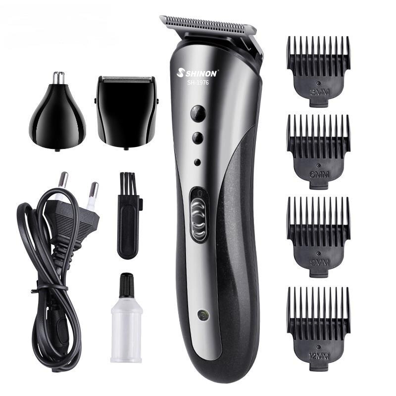 Cross Border Sales Multi-functional 3-in-1 Hair Clipper Household Electric Shaver Oil Head Electric Clippers Nose Hair Trimm