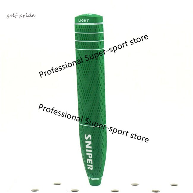 Golfgreb 2 tommelfinger golf putter greb 4 farver standard størrelse med 4 farver 1 stk putter klubber greb: Grøn