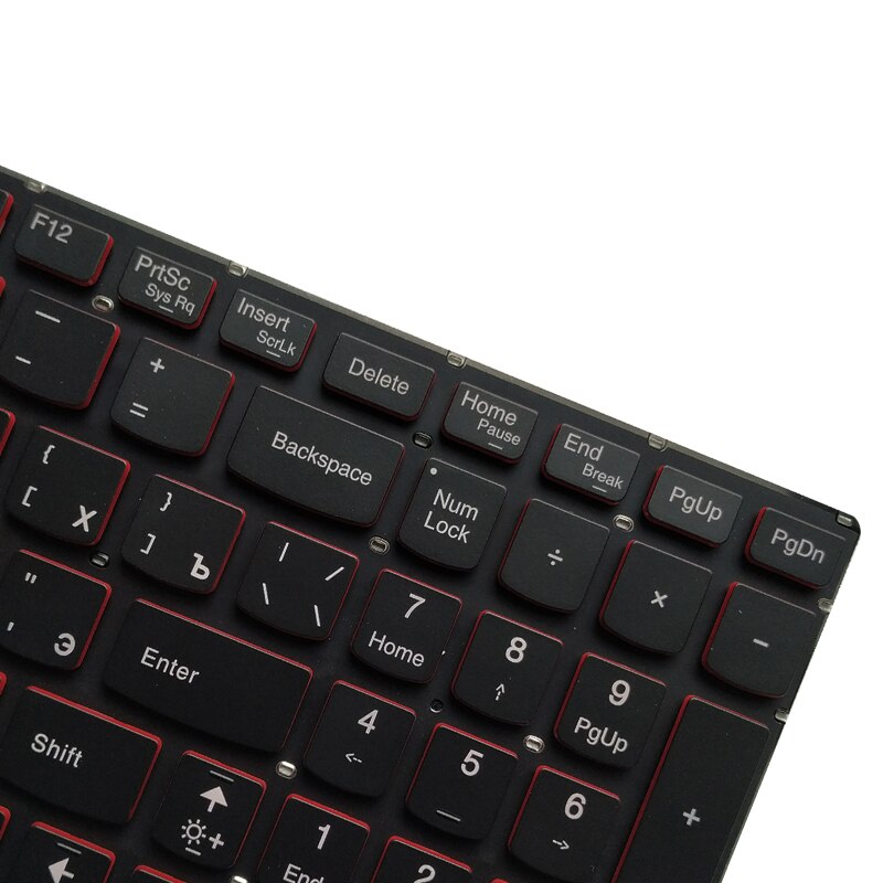 Ru tastatur for lenovo  y50 y50-70 y50-70a y50-70am- ifi  y50-70as- ise  y70 y70-70t y70p-70t russisk laptop tastatur bakgrunnsbelyst