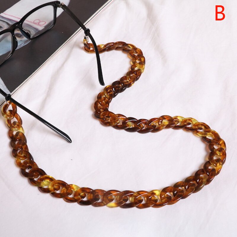 Acryl Leesbril Opknoping Hals Ketting Zonnebril Keten Lanyard Glazen Ketting Brillen Strap Zomer: B