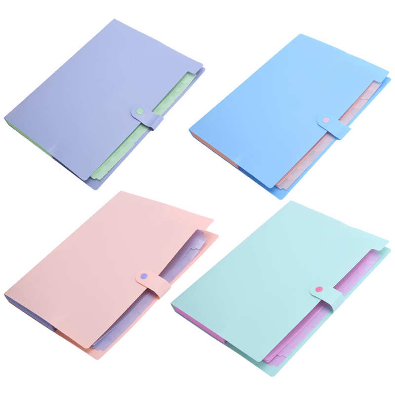 Torby na foldery na dokumenty A4 wielowarstwowe organizery na dokumenty papierowe kieszenie na dokumenty