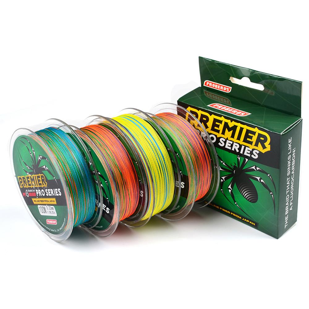 6LB to 100LB Braid Fishing line 4 Strands Multifilament Fishing Wire Carp Fishing