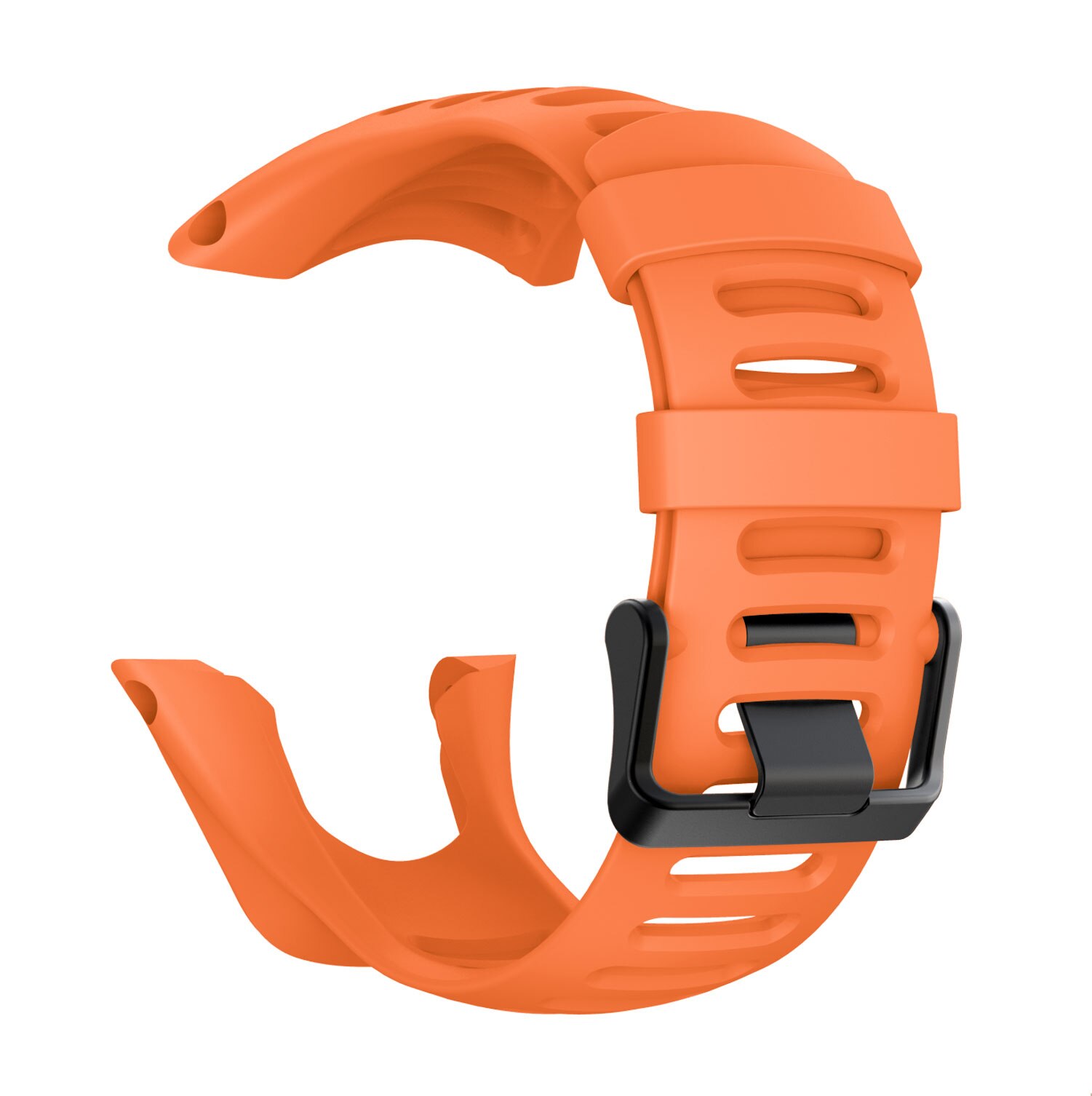 Correas de silicona para SUUNTO Ambit 1/2/3/2S/2R/3P/3S/3R, accesorios de repuesto para pulsera inteligente deportiva, 24mm: Orange