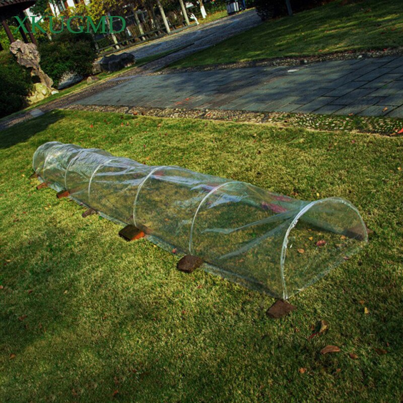 PE plegable invernadero invernadores Para Huerto Mini invernadero cubierta de la planta Szklarnia cubierta 5 metros de longitud