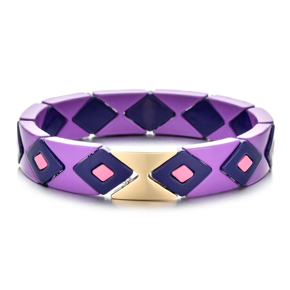 Nueva pulsera de para mujer, con cuentas, esmaltada, estilo bohemio, pulseras de mujer: A11