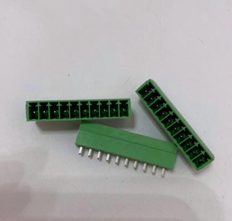 10sets Plug-in PCB terminal block 2EDGK pitch 3.81mm 2P 3P 4P ~ 16P MC1.5 Phoenix terminal straight needle seat