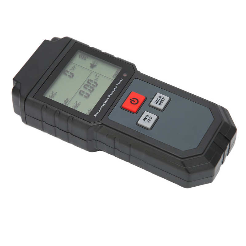 Radiation Detector Electromagnetic Radiation Tester 1V/M-1999V/M LCD EMF Meter with Sound Light Alarm for Home Appliances