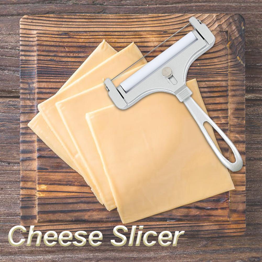 Draad Kaasschaaf Verstelbare Dikte Kaas Cutter Keuken Koken Tool Rvs Kaasschaaf Quick Levering