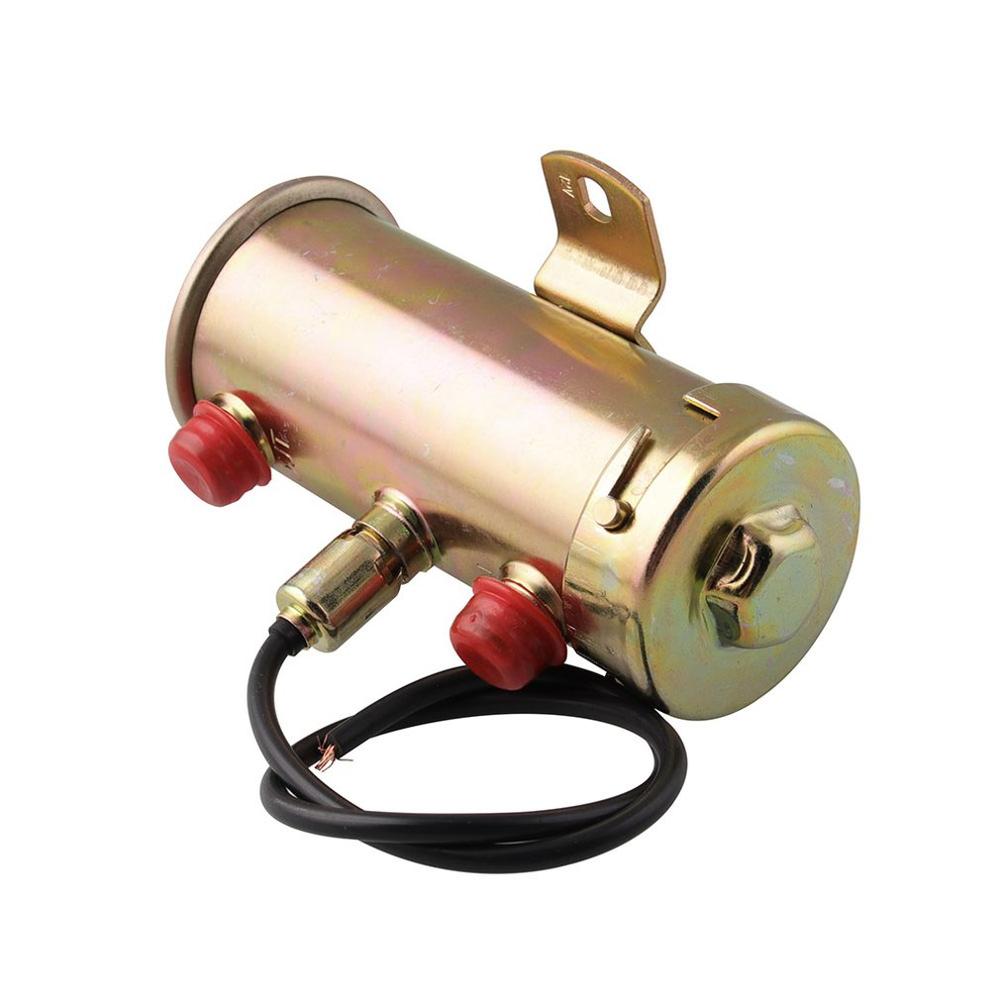 Car Electric Fuel Pump Aluminum Alloy 12 Volt Low Pressure Fixed Cable More Suction Car Motorcycle All Terrain Vehicle