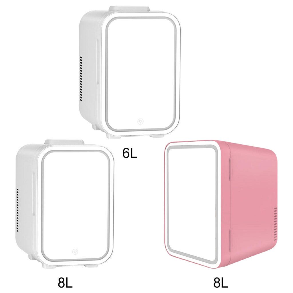 mini makijaż lodówka kosmetyczna lodówka sypialnia biuro uroda lodówka przechowywanie kosmetyków mini lodówka