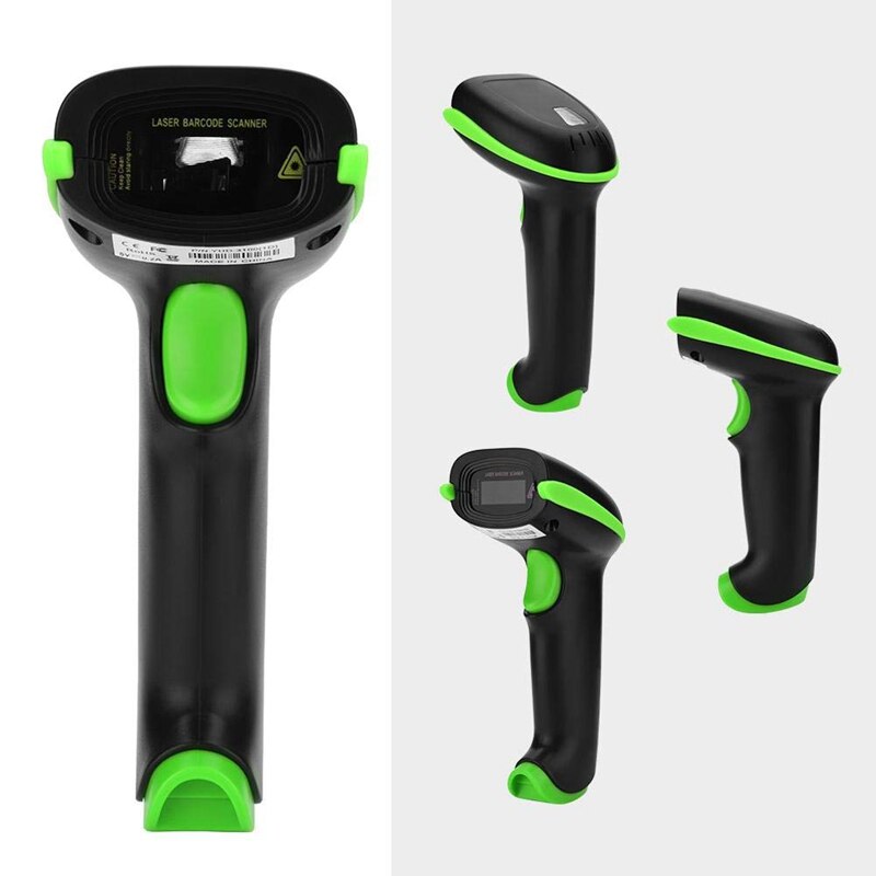 YHD-5100 Barcode Reader with 2.4G Wireless USB Cable, Compatible with IOS/Android/Windows Systems