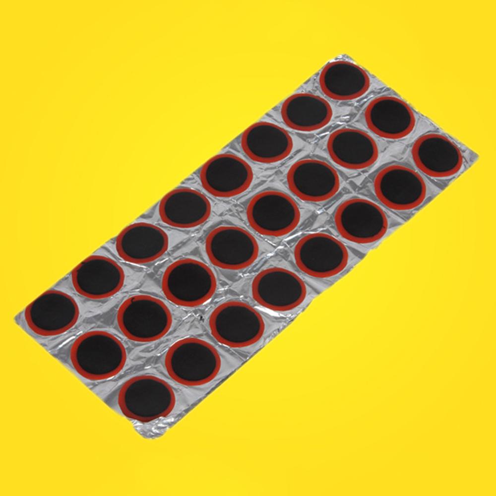48 Pcs Lijm Ronde Fiets Band Band Rubber Patch Stuk Fietsen Punctie Reparatie Tools Kits (Geen lijm)