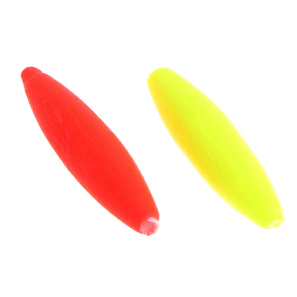 100Pc Fishing Float Bobber Floating Foam Oval Indicator Fish Accessories Tackle