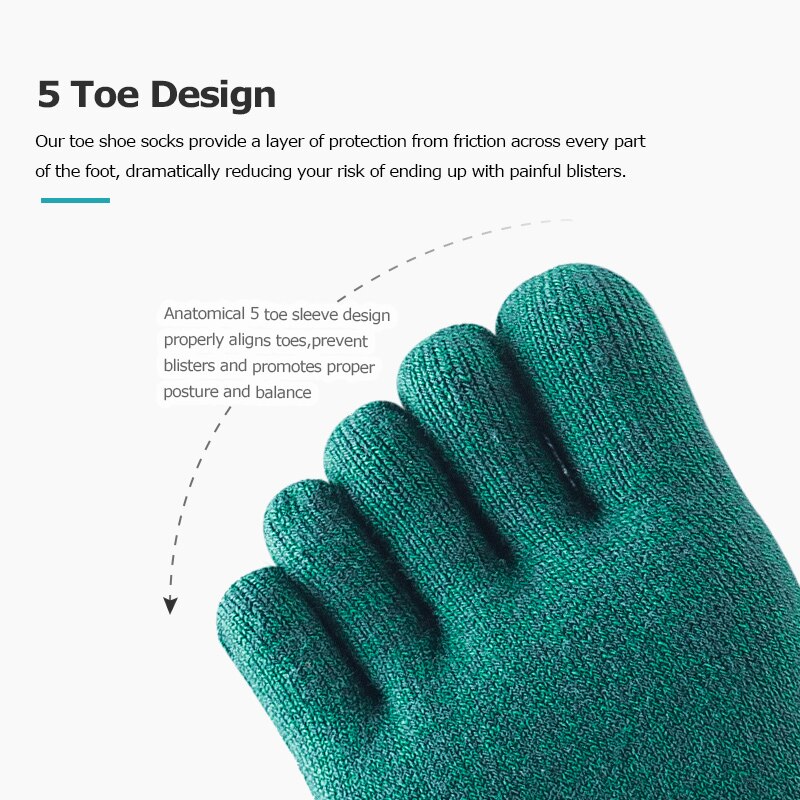 AONIJIE Een Paar Lichtgewicht Sokken Low Cut Athletic Teen Sokken Kwart Sokken Voor Vijf Tenen Barefoot Loopschoenen Marathon Ras
