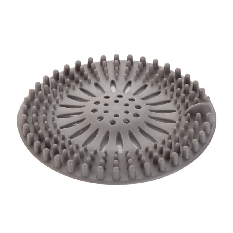 Siliconen Afvoerputje Cover Badkamer Haar Catcher Gootsteen Afvoer Filter Drain Stopper Ronde Riool Filter Universal: GY