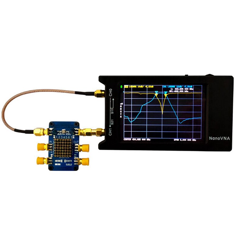 Neueste NanoVNA Testboard Bausatz VNA Vektor Netzwerk analysieren Prüfung Demo Gremium
