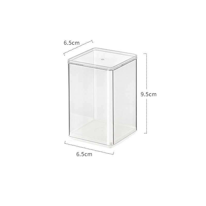 Display Boxen Acryl Figur Vitrine Blind Box Für Action-figuren Pop Mart, Vollständig Zusammengebaute Staubdichte Lagerung Organizer Box