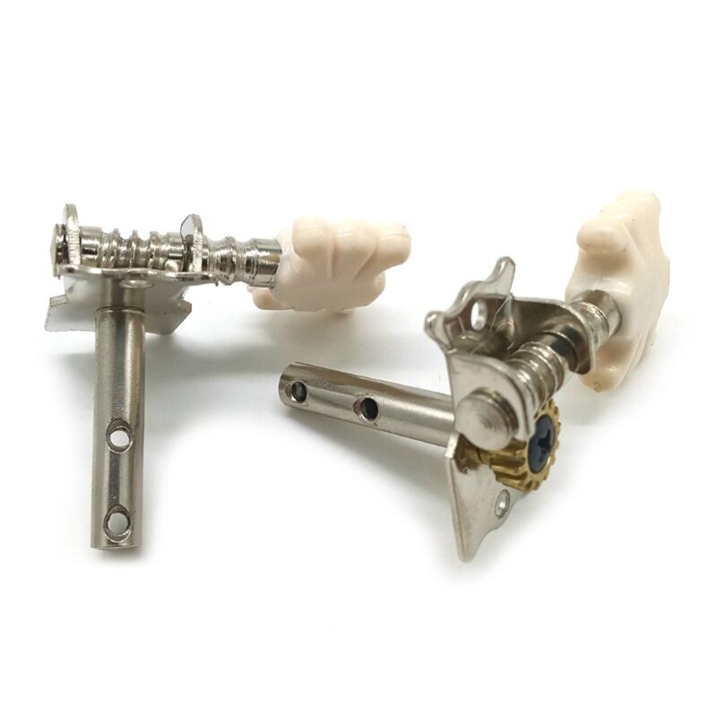 Guitar Tuning Pegs Keys Tuners Acoustic Guitar Machine Heads Tuner Silver Pearled Guitar Tuning Mechanical Accessories