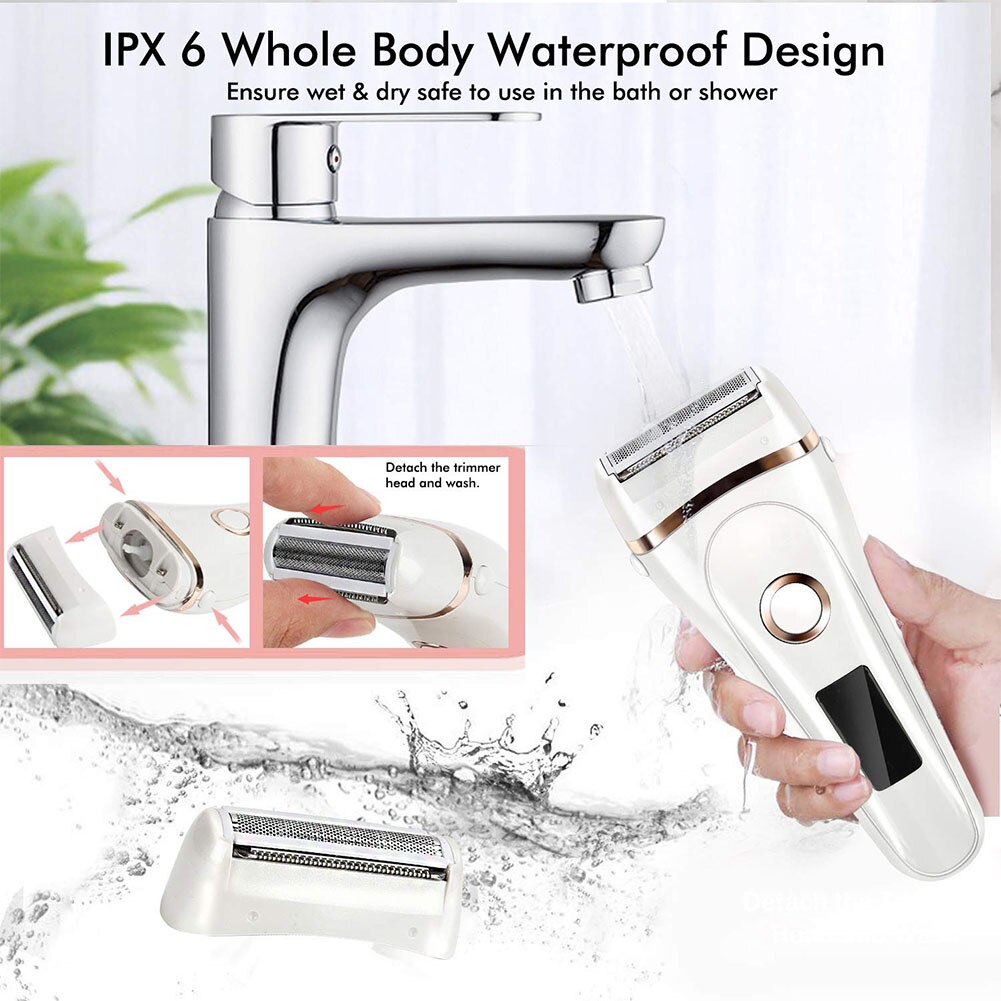 Electric USB Rechargeable Hair Epilator Arm Leg Armpit Body Hair Remover Shaver Body Face Neck Leg Hair Removal Tool Trimmer
