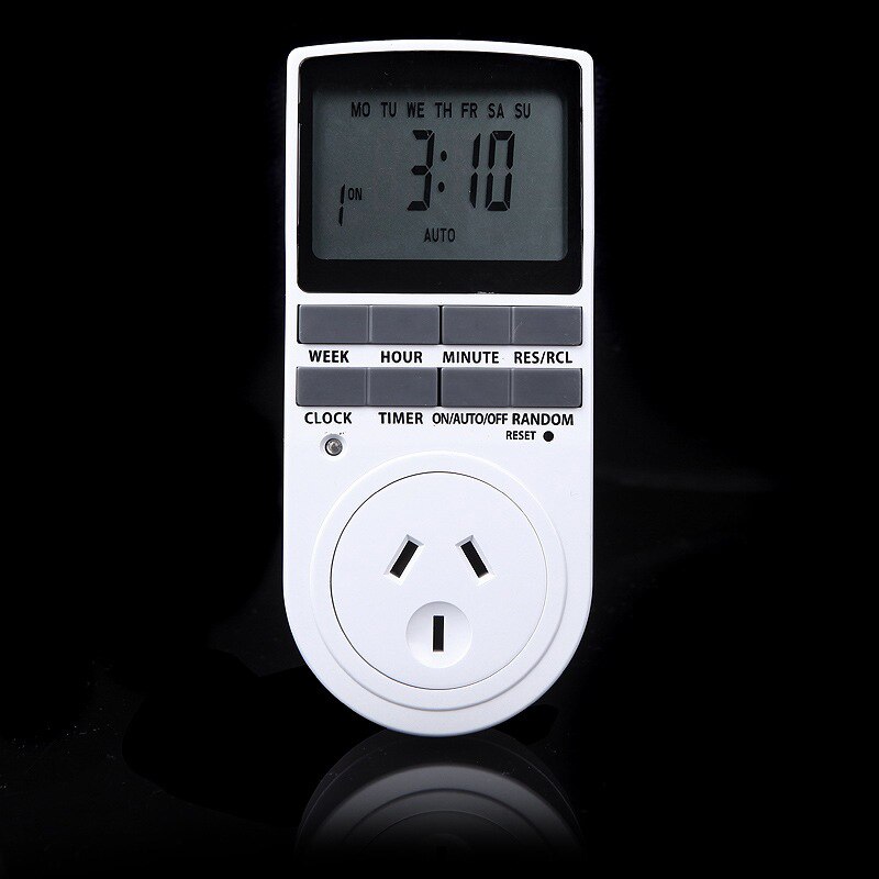 High Accuracy Digital Timer Switch Automation Socket Electric Programmable Power AU Plug Electronic Digital Timer Switch