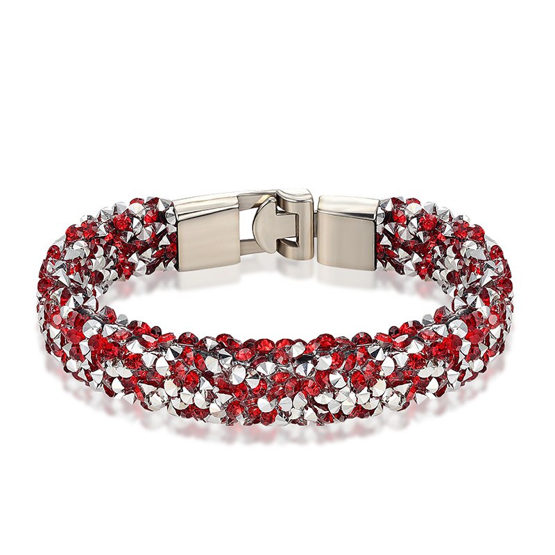 Janeyacy 10 Kleur Armband & Dames Armband Strass Armband Lady Charm Persoonlijkheid Pulsera mujer: TZ144