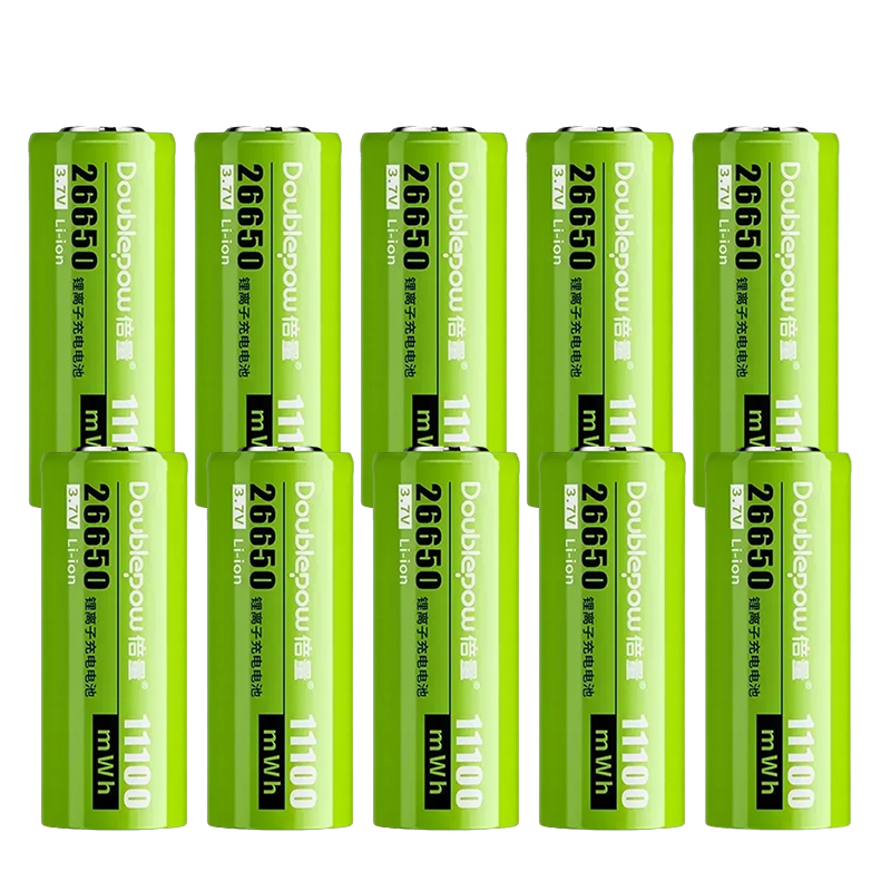 26650 3.7V 11100mWh Li-ion Battery Lithium Rechargeable Batteries for Strong Light Flashlight Solar Street Light Power Tool: Clear
