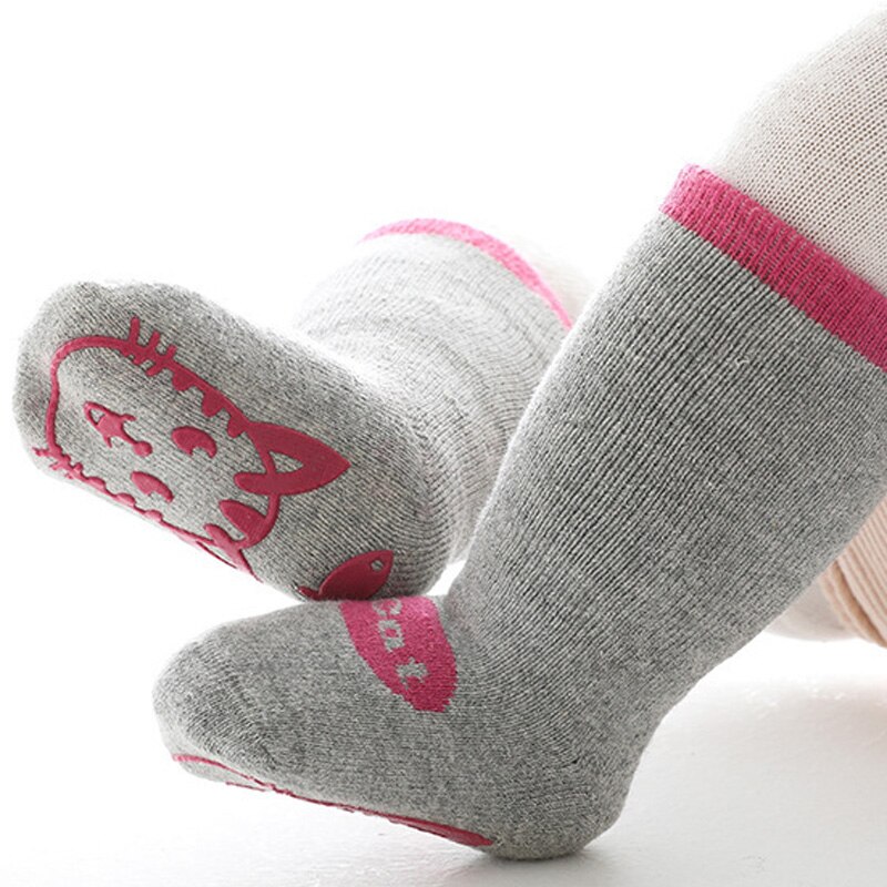 Rutschfeste baumwollsocken für babys und kleinkinder, frottee-socken mit Karikatur-tieren, kindersocken