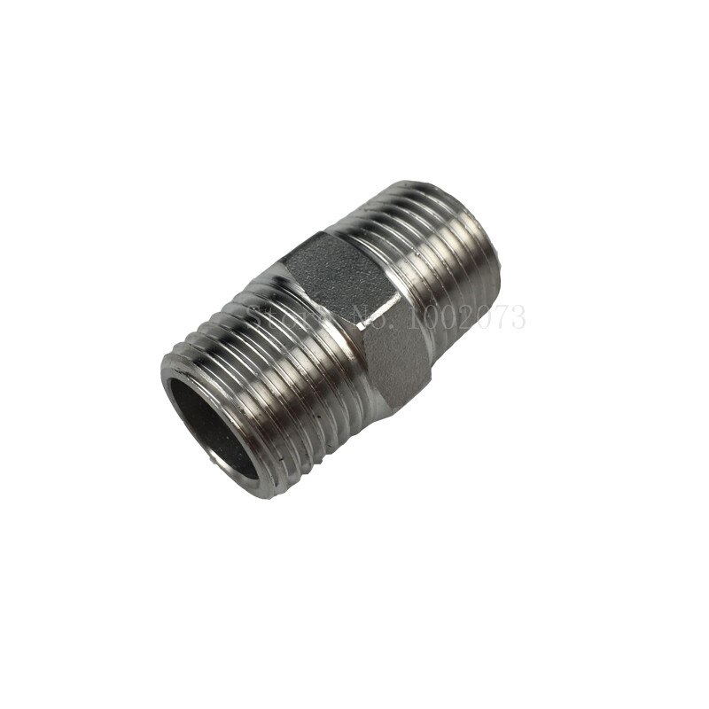 Stainless Steel Beer brewing Weldless Kettle Ball Valve 1/2&quot;NPT Kit Quick Disconnect Set, Pipe Fitting Nut and bulkhead assembly: Male Hex Nipple