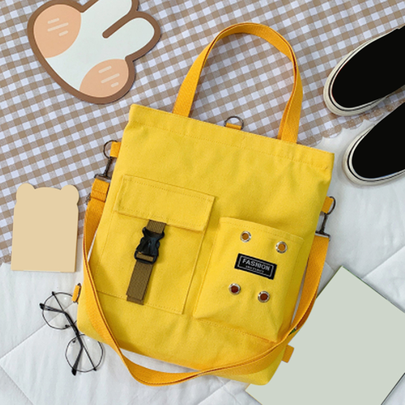 2022 Fashion Classic Simple Messenger Bag donna corea del sud Chic postino Bag Lady Student Canvas Cute Schoolbag