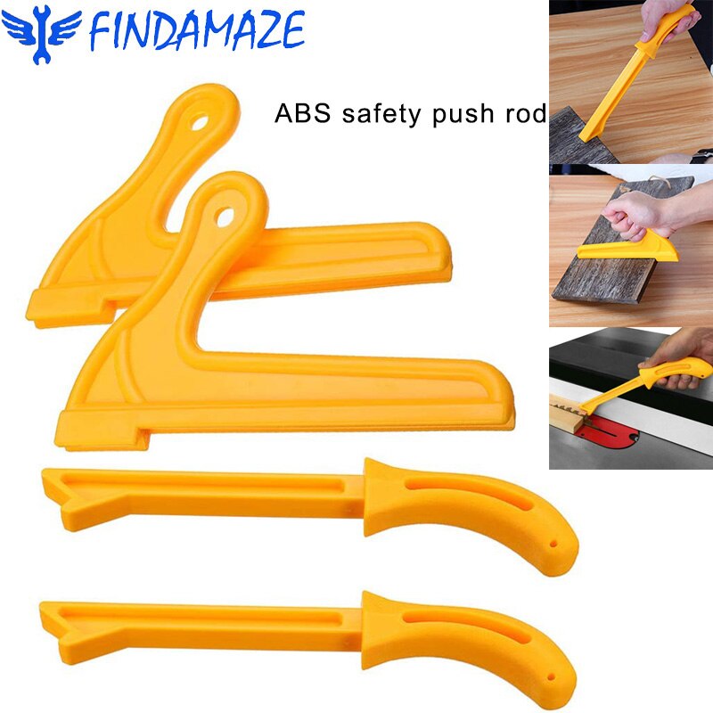 Trebearbeiding sikkerhet skyvestang håndbeskyttelse bordsag båndsag freser bord panel sag bord sag mater robust abs kroppsstruktur: 4 stk