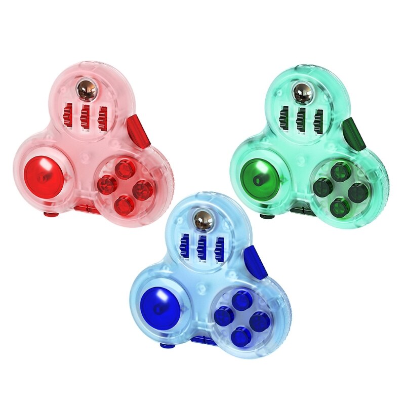 Fidget Controller Pad Cube - Premium Fidget Toy-Used To Relieve Stress, An Anti-Anxiety Hand Toy