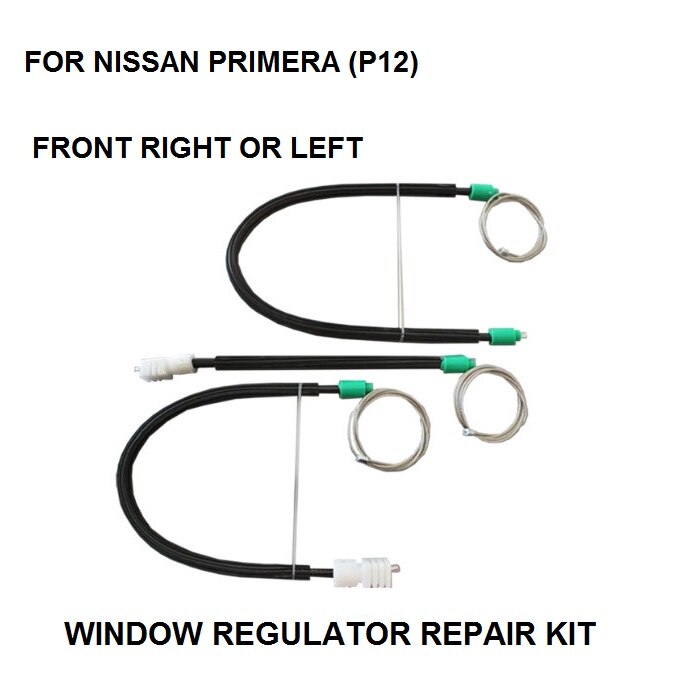 Front Right Window Regulator Repair Kit – Fits Nissan Primera P12 (VEGO) 2 thumbnail image