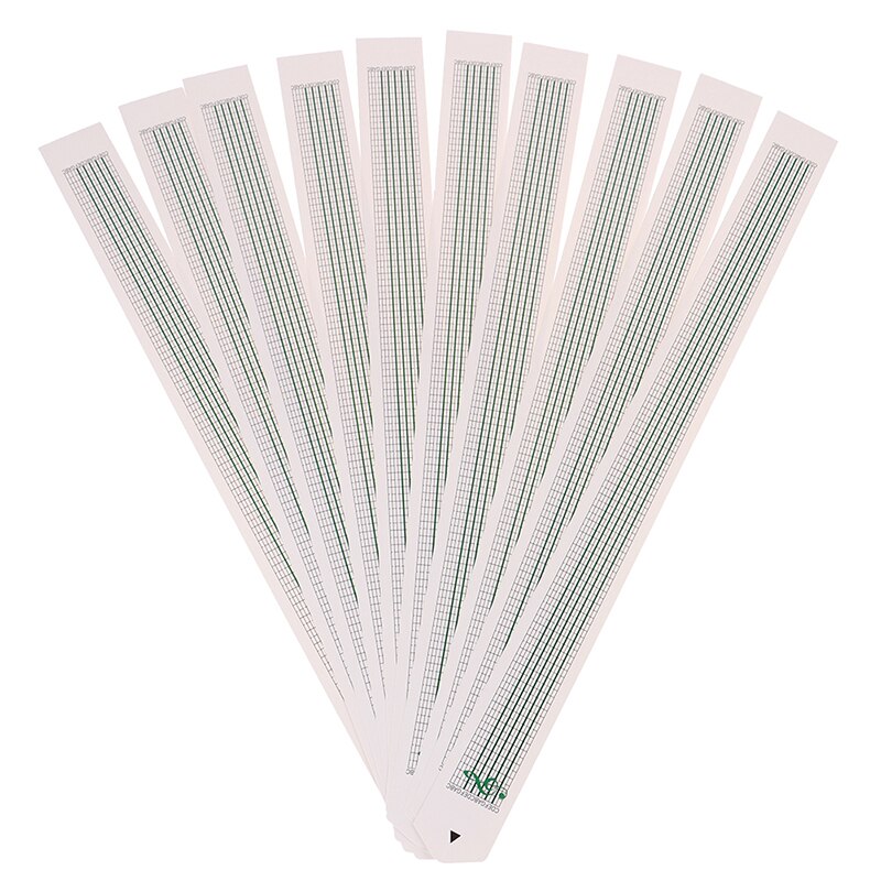 DIY Hand Cranked Music Box Compose 10pcs 15 Tones Blank Paper Tape Music Blank Papers Strip