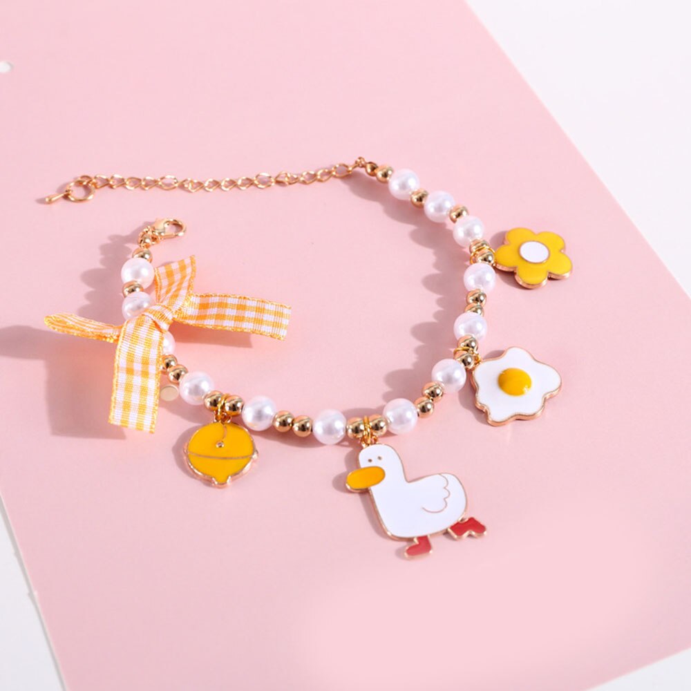 Cane da compagnia gatto perle collana collare accessori Bling piccolo cane gatto gioielli per cucciolo femminile Chihuahua Yorkie coniglio fatto a mano: B / XS