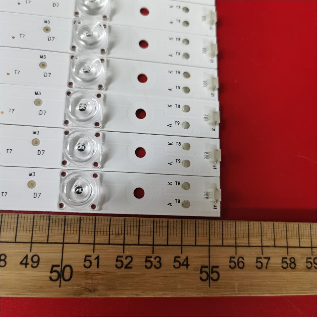 14 PIECE LED Backlight strip for MHDV5533-U4 LT-55C550 LED55D08B-ZC14CG-02 LED55D07A-ZC14CG-02 30355007206 LED55D8 LED55D7