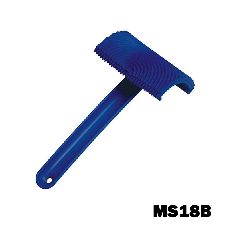 Imitation Wood Graining Pattern Wall Texture Art Brush Painting Tool Rubber Wood Grain Painting Tool Home Decoration Rubber DIY: MS18B 15.5x10cm