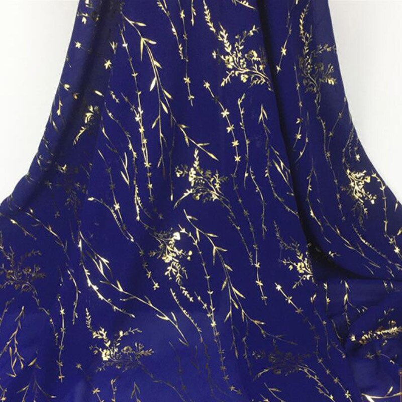 Cosplay kjole bronzing chiffon stof pil grene tyndt stof bronzeret kostume materiale gør-det-selv scene 1 meter